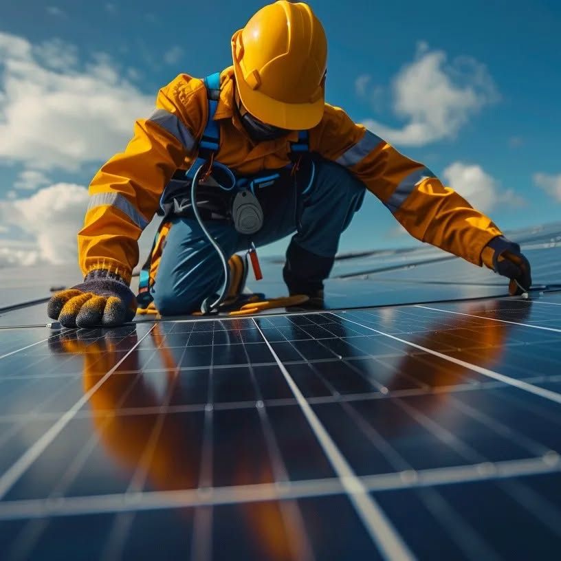 solar panel installation. abuja solar and energy company. abuja residential home with rooftop solar installation and battery system
