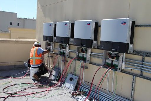 solar system installation